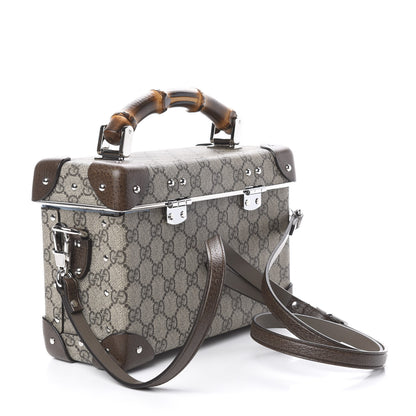 Gucci GG Supreme Monogram Globe-Trotter Beauty Case Brown 2 of 10