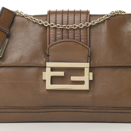 Fendi Vitello Acqua Maxi Baguette Bag Saddler 7 of 16