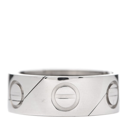 Cartier 18K White Gold 7mm Astro LOVE Ring 50 5.25 3 of 5