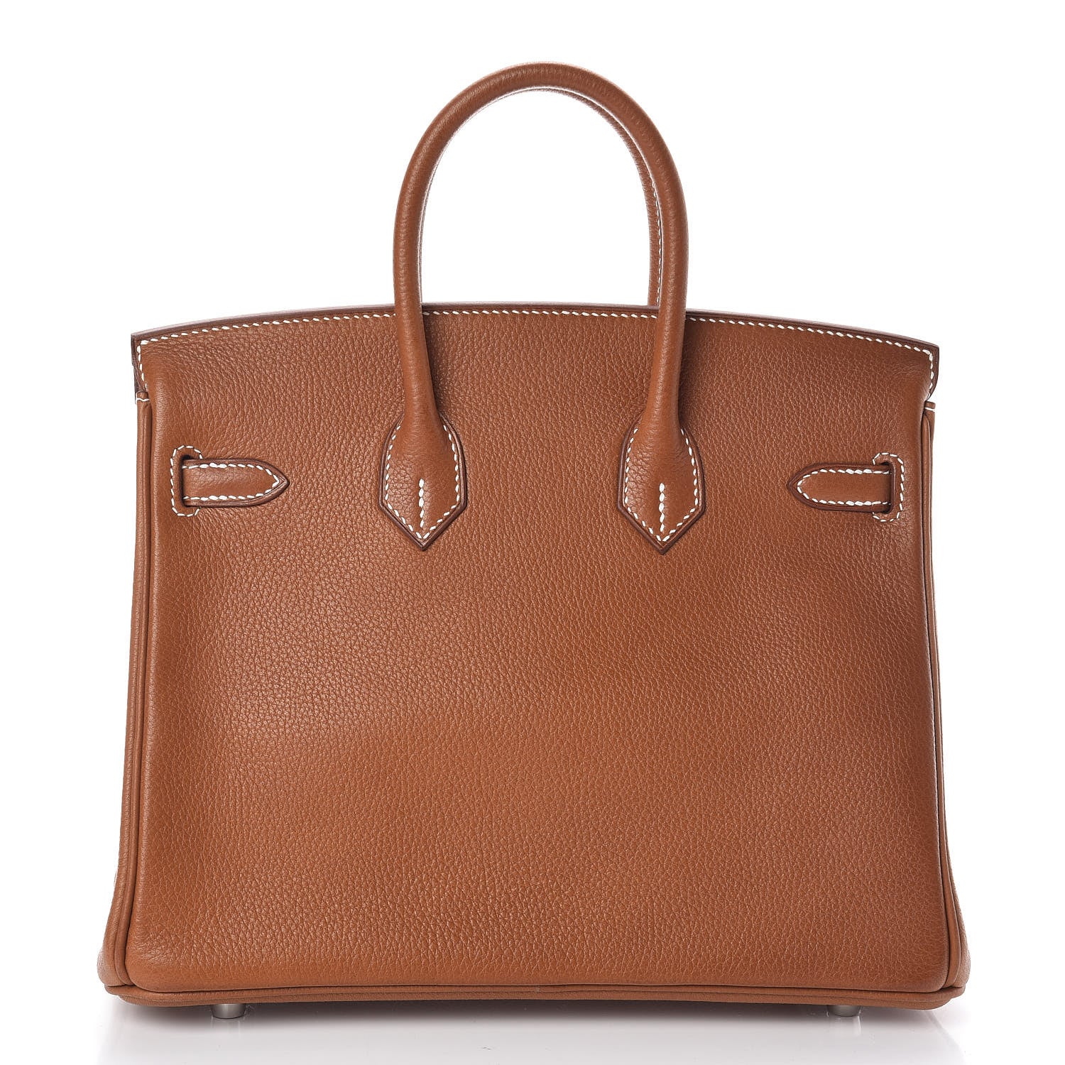 Hermes Natural Barenia Faubourg Birkin 25 Fauve 4 of 31