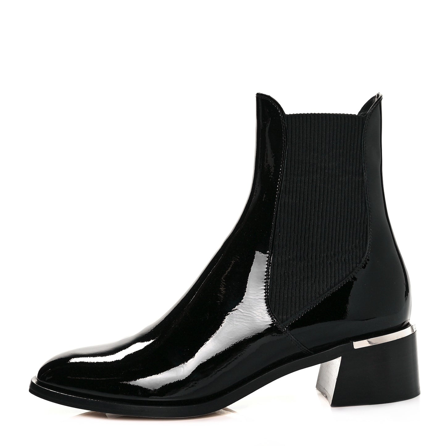 Shiny Nappa Rourke 45 Ankle Boots 41 Black