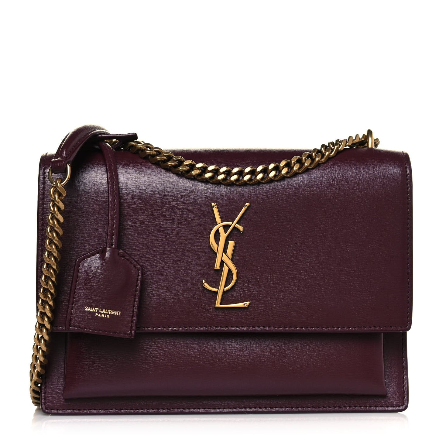 Calfskin Medium Monogram Sunset Bordeaux