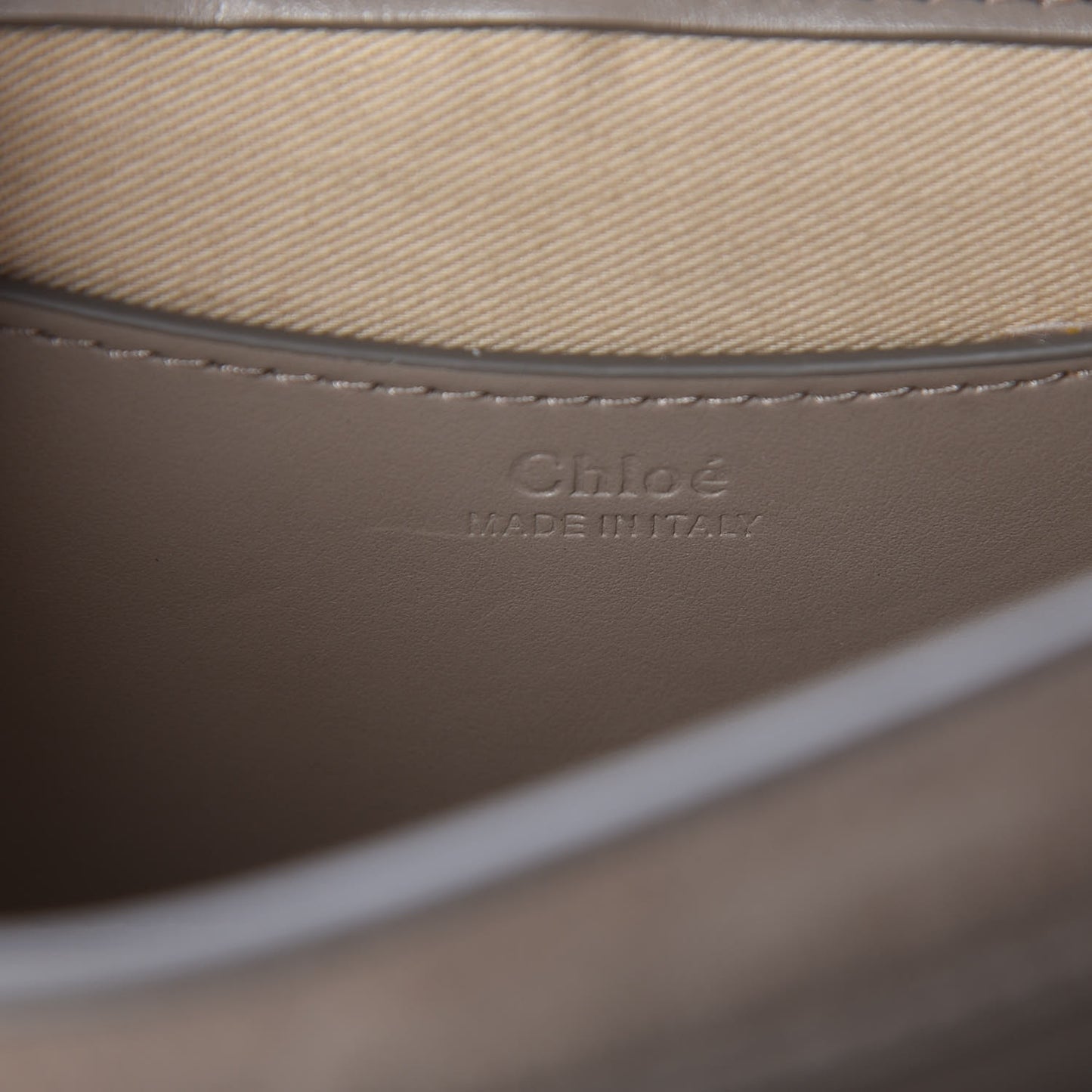 Calfskin Small Tess Bag Motty Grey