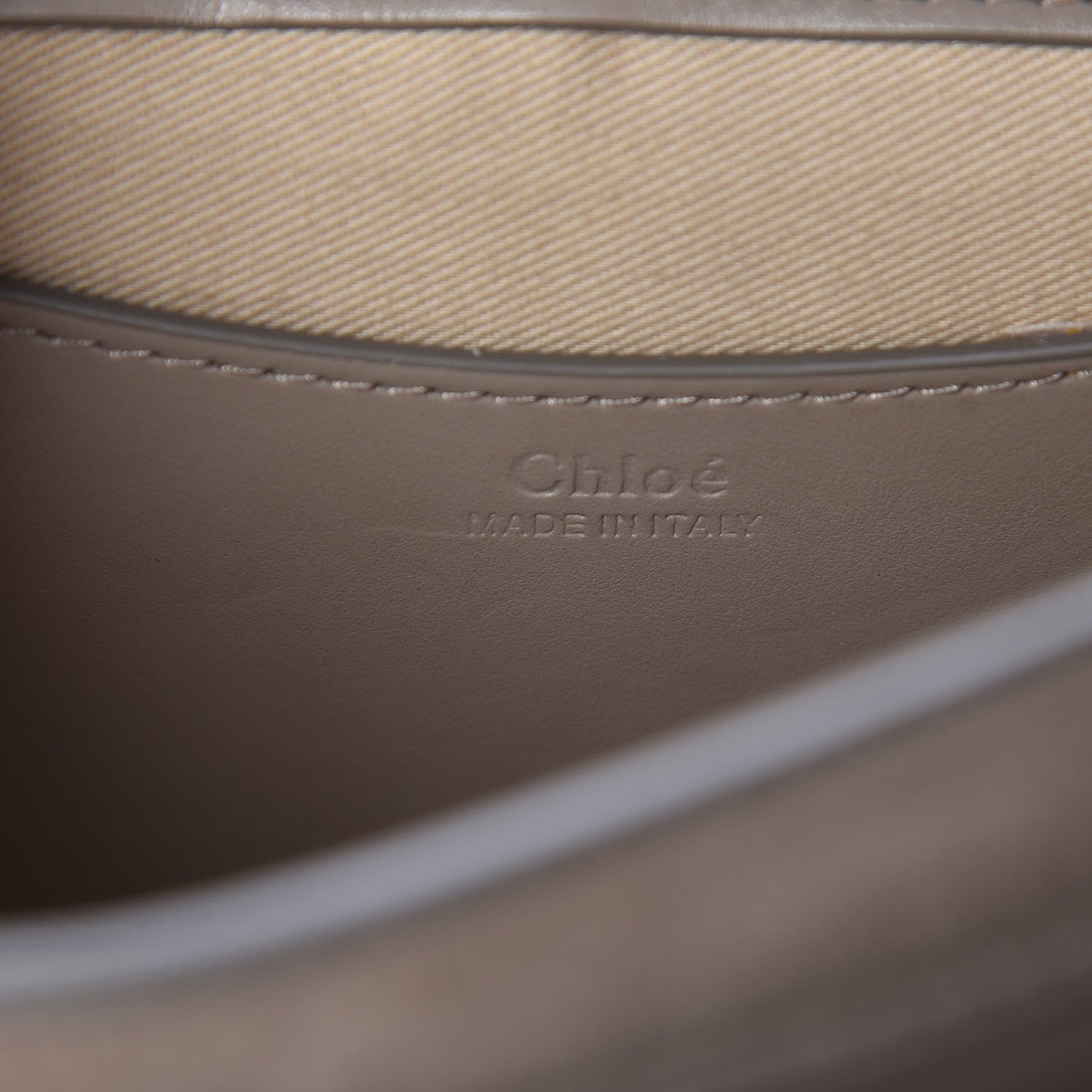 Chloe Calfskin Small Tess Bag Motty Grey 7 of 9
