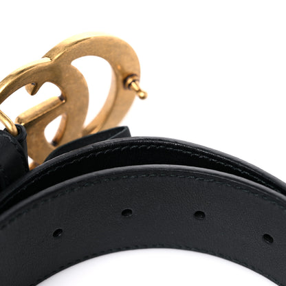 Gucci Calfskin Double G 40mm Belt 90 36 Black 5 of 6