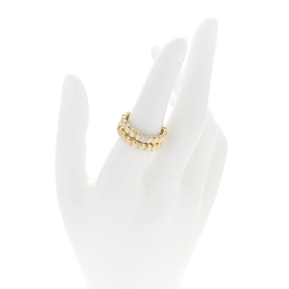 John Hardy 18K Yellow White Gold Diamond Bedeg Station Ring Set 54 6.75 2 of 5