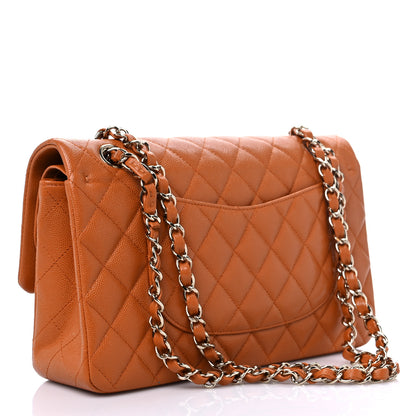 Chanel Caviar Quilted Medium Double Flap Light Brown 3 of 9