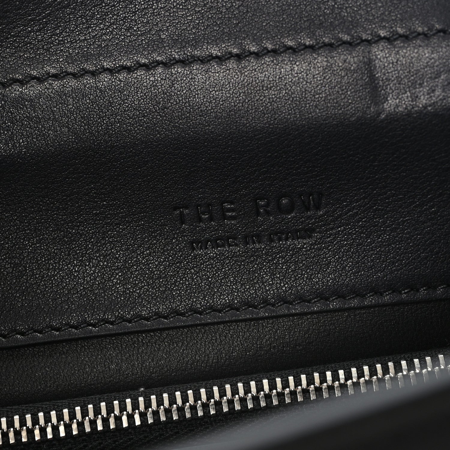 The Row Smooth Calfskin Peggy Bag Black 6 of 9