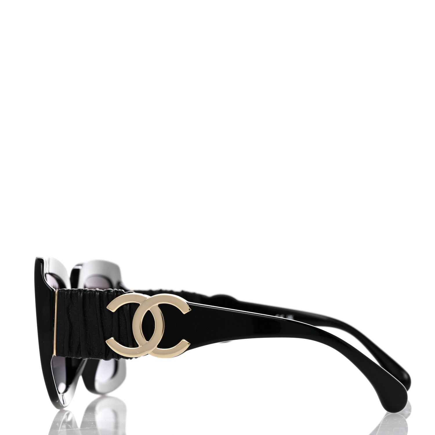 Chanel Acetate Calfskin Square Sunglasses 5474-Q-A Black 3 of 8
