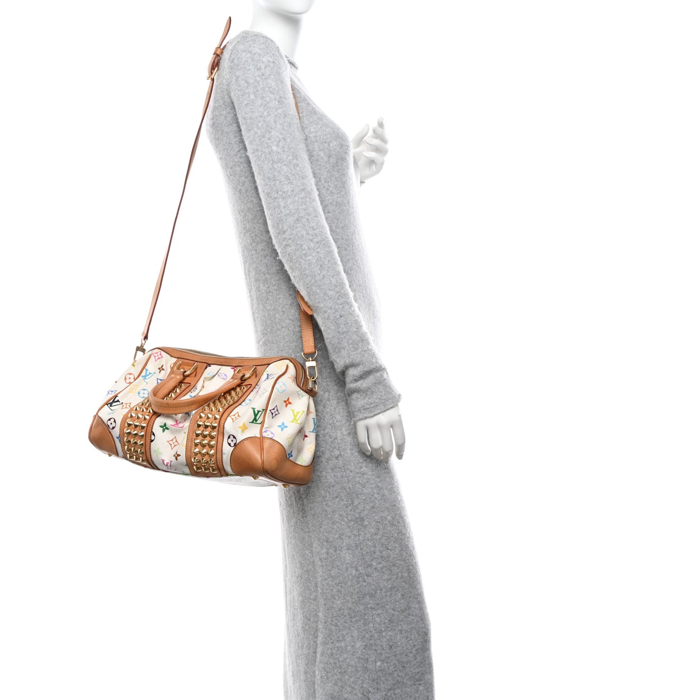 Monogram Multicolor Courtney MM White