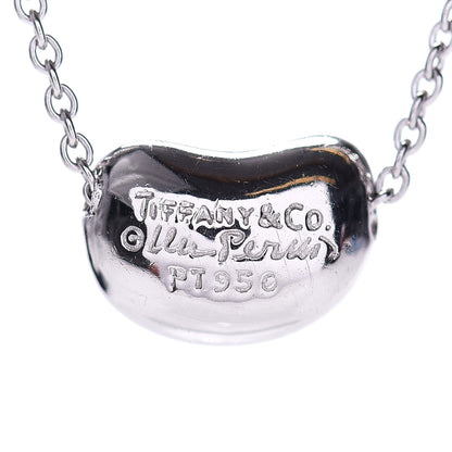 Tiffany Platinum Diamond Elsa Peretti Bean Pendant Necklace 5 of 6