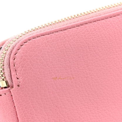 Chanel Calfskin Camellia Small Clutch With Chain Pink 13 of 13