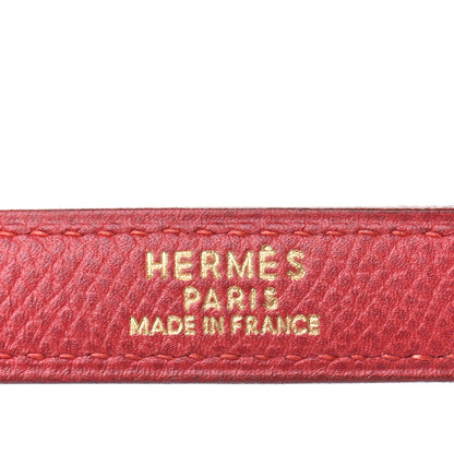 Hermes Courchevel Kelly Sellier 32 Rouge Vif 36 of 36