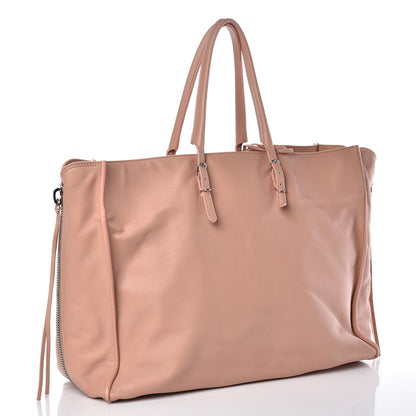 Balenciaga Veau Papier A4 Zip Around Tote Rose Aubepine 3 of 9