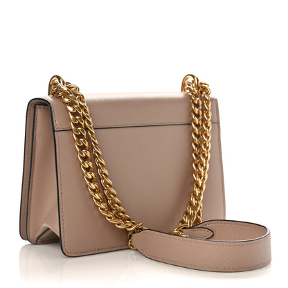 Prada Saffiano Chain Shoulder Bag Cammeo 2 of 8