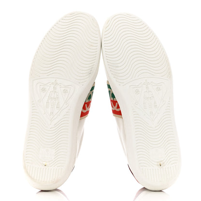 Gucci Calfskin Web Interlocking G Mens Ace Sneakers 9 Black 5 of 9