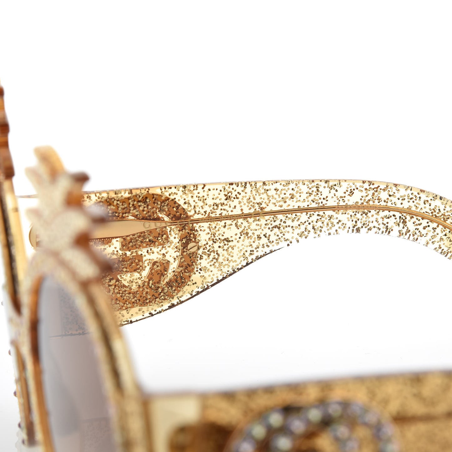 Acetate Pineapple GG0150/S Sunglasses Gold