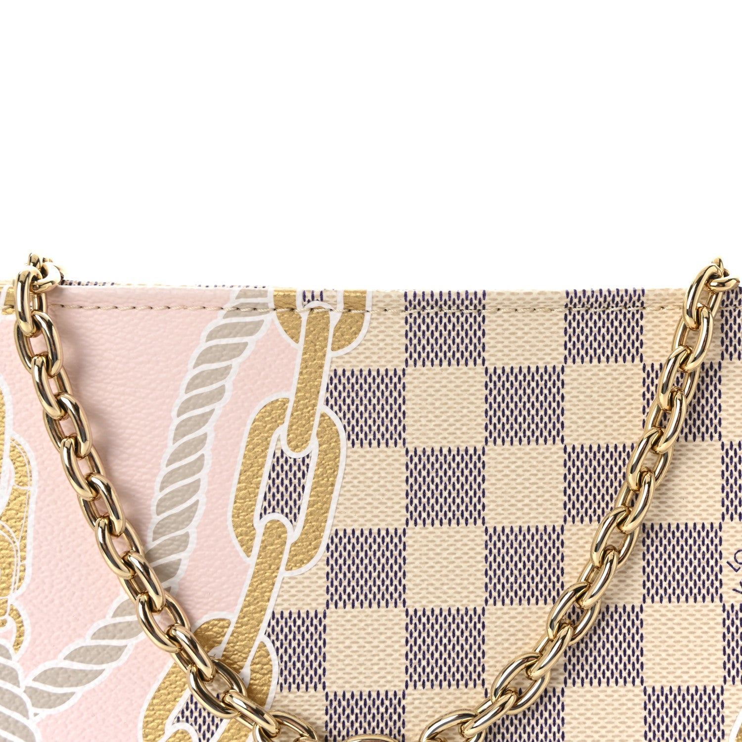Louis Vuitton Damier Azur Nautical Toiletry Pouch On Chain 7 of 9