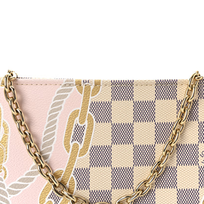 Louis Vuitton Damier Azur Nautical Toiletry Pouch On Chain 7 of 9