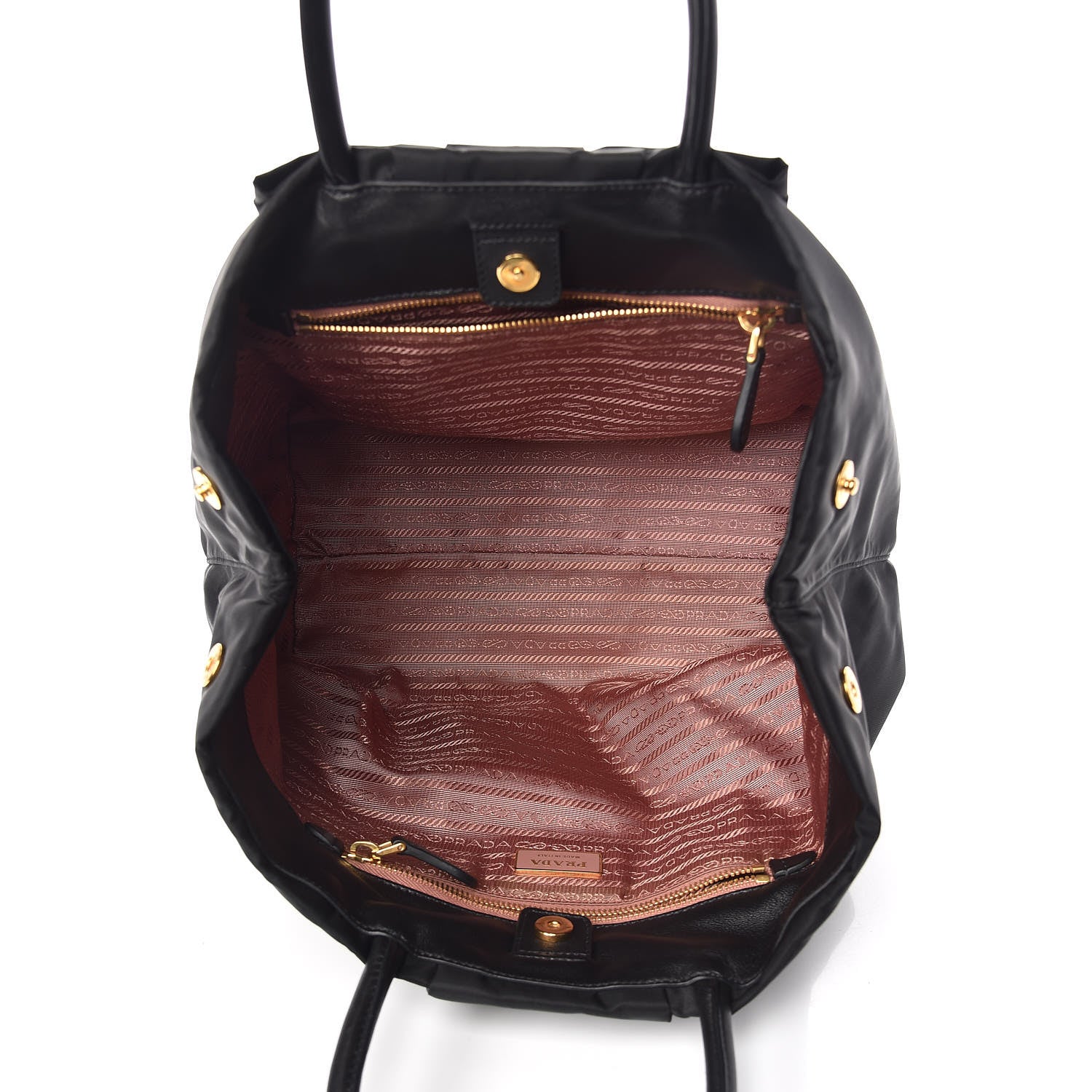 Prada Nylon Tessuto Fiocco Bow Tote Black 7 of 10