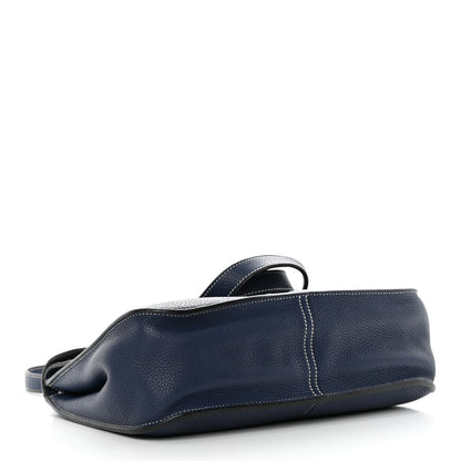 Hermes Taurillon Clemence Halzan 31 GM Bleu Encre 4 of 15