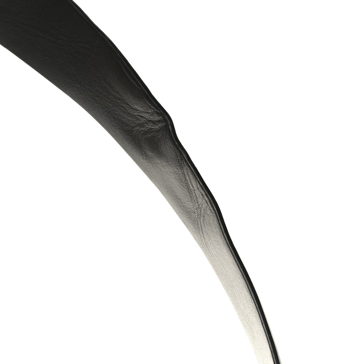 Glossy Calfskin Monochrome 40mm VLogo Belt 80/32 Black