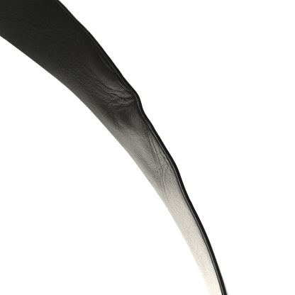 Valentino Garavani Glossy Calfskin Monochrome 40mm VLogo Belt 80/32 Black 6 of 6