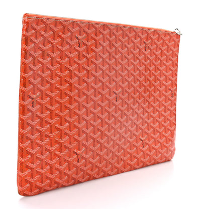 Goyard Goyardine Senat Pochette GM Orange 3 of 6