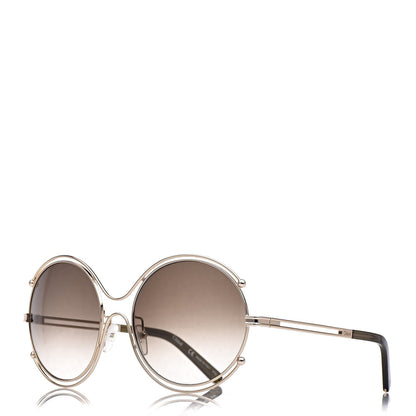 Chloe Isidora Oversized Round Sunglasses CE122S Gold 1 of 7