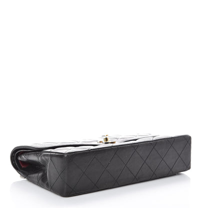 Chanel Lambskin Quilted Medium Double Flap Black 4 of 22