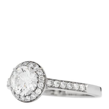 Tiffany Platinum Diamond .78ct Soleste Round Brilliant Engagement Ring 52 6 3 of 7