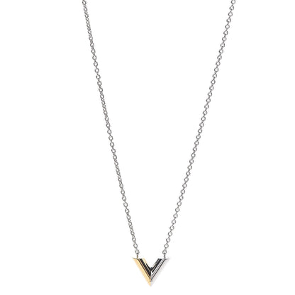 Louis Vuitton Essential V Necklace Silver 1 of 6