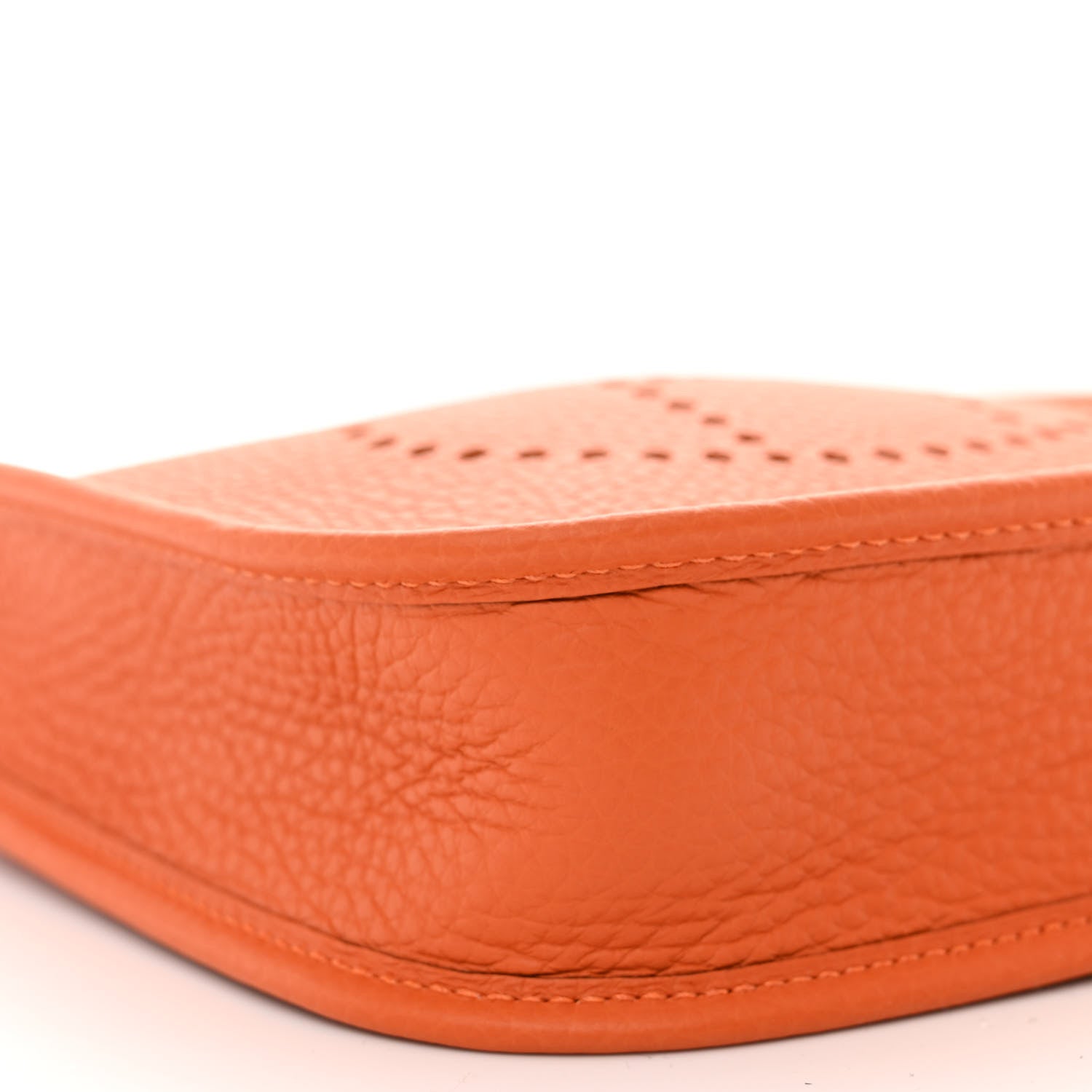 Hermes Taurillon Clemence Evelyne TPM Orange 10 of 11