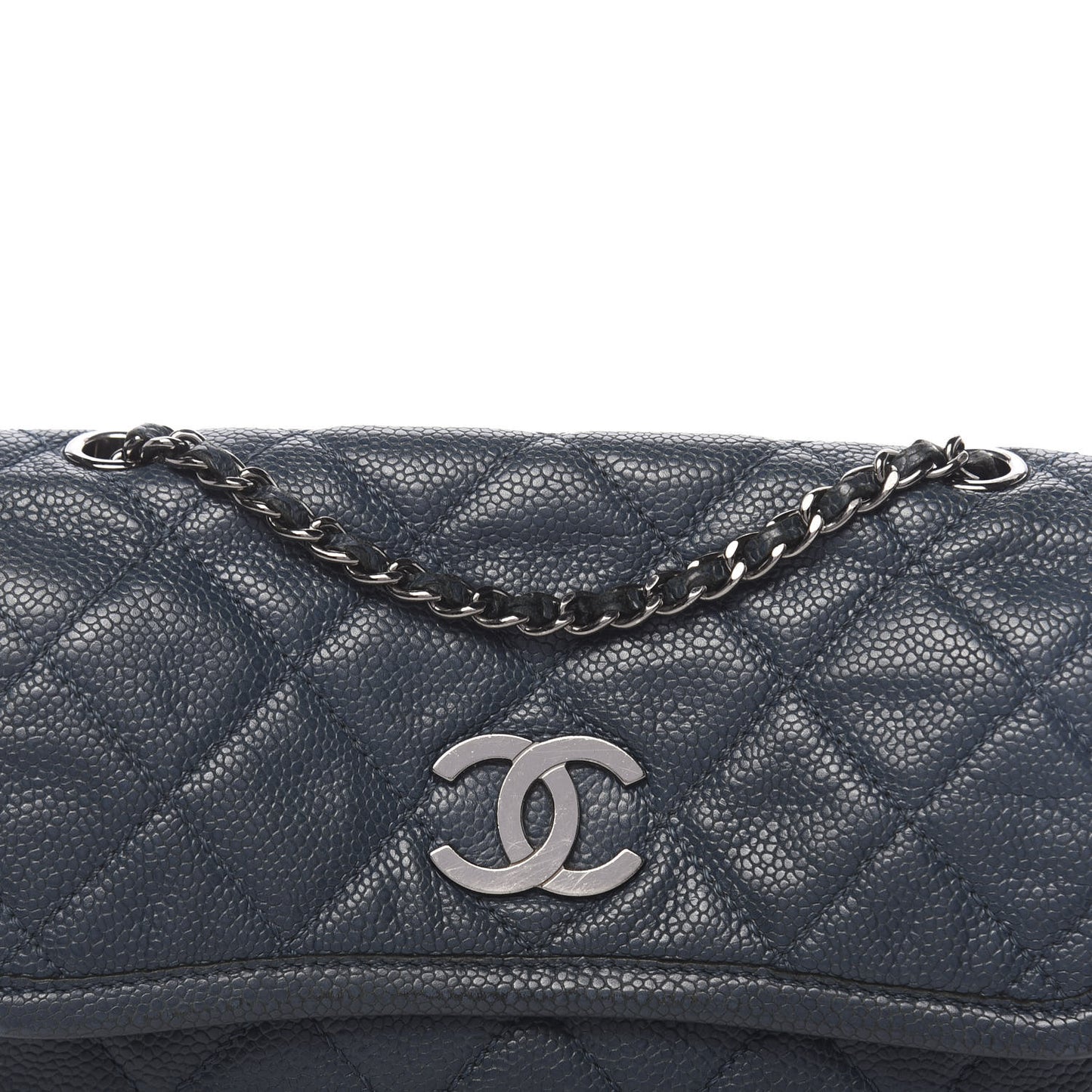 Caviar Small Natural Beauty Flap Blue