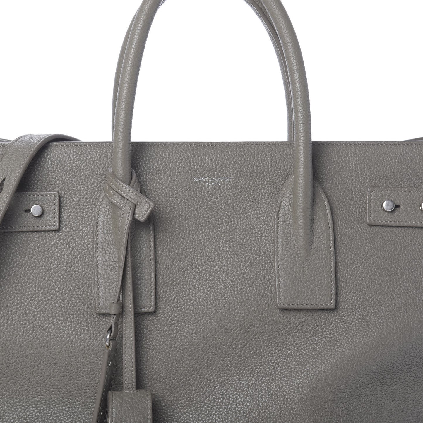 Grained Calfskin Medium Supple Sac De Jour Kaki Militaire