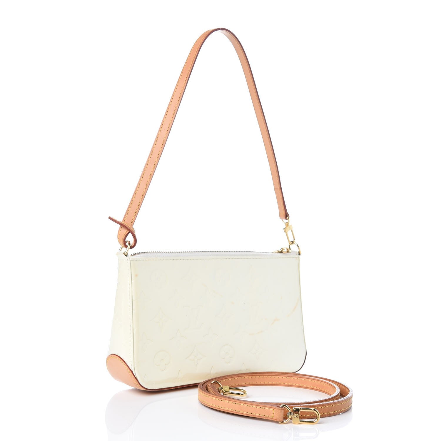 Louis Vuitton Vernis Mallory Square Perle 4 of 14