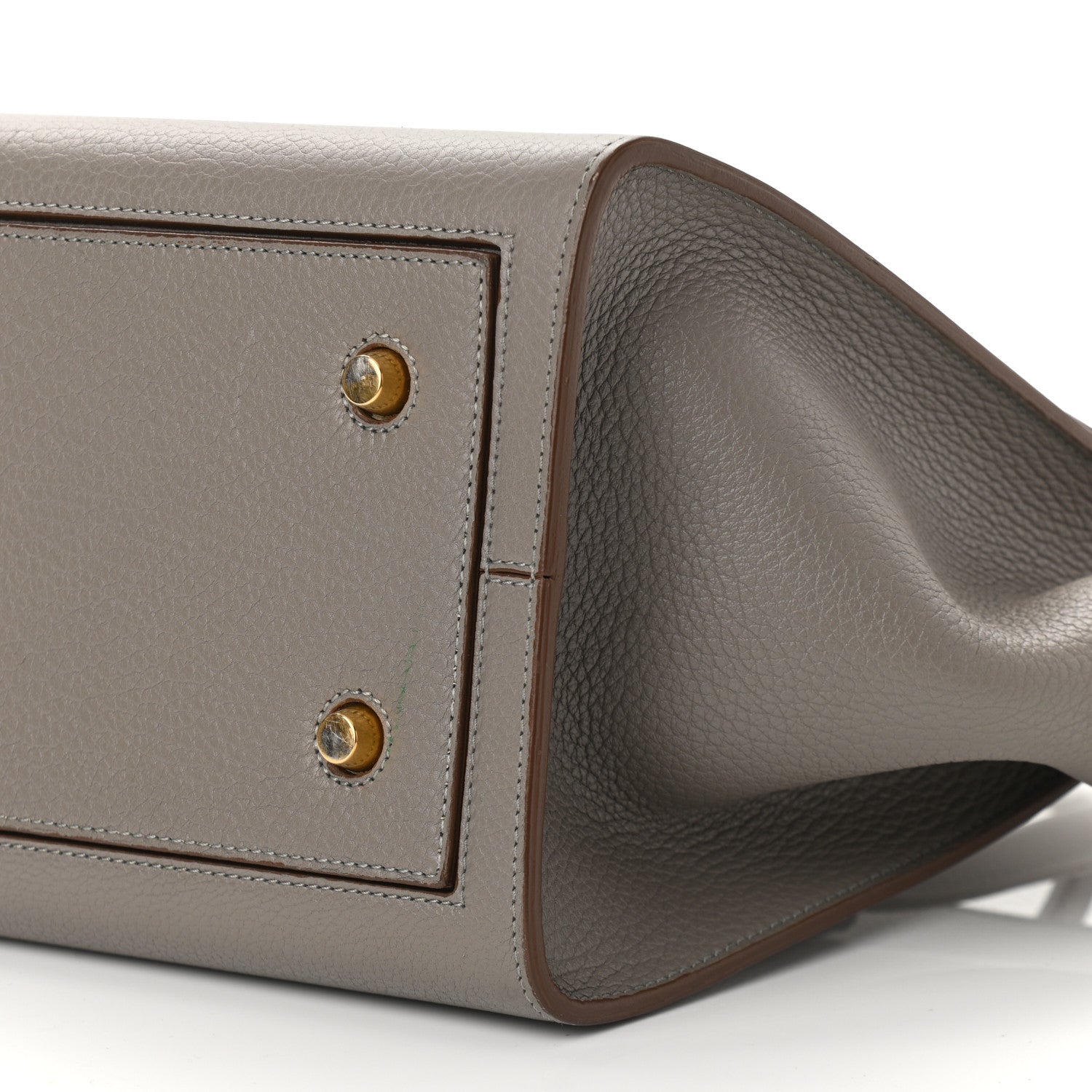 Celine Crisped Calfskin Mini Tie Knot Tote Medium Grey 10 of 14