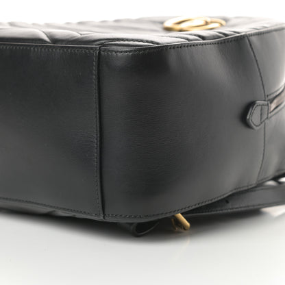 Gucci Calfskin Matelasse GG Marmont Backpack Black 10 of 13