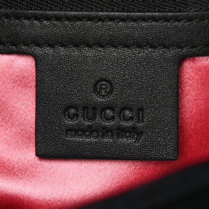 Gucci Velvet Matelasse Small GG Marmont Shoulder Bag Black 7 of 10