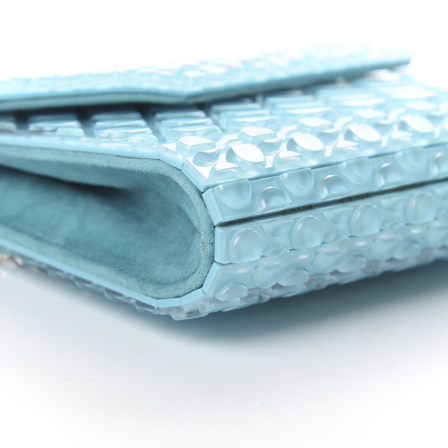 Acrylic Bubblewrap Candy Clutch Malibu