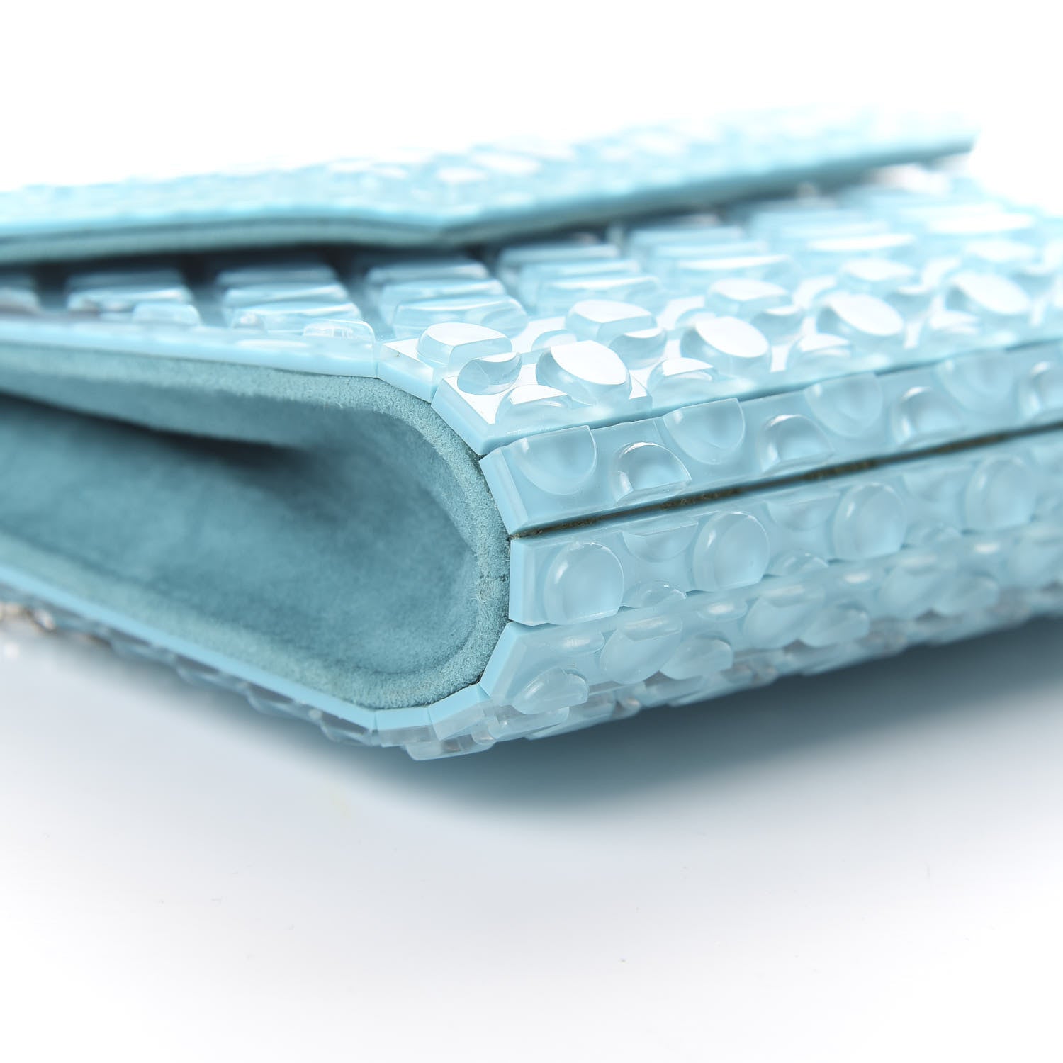 Jimmy Choo Acrylic Bubblewrap Candy Clutch Malibu 8 of 11