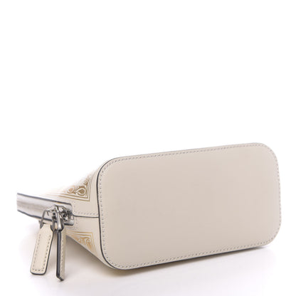 Gucci X SEGA Calfskin GUCCY Stars Mini Dome Shoulder Bag Mystic White Gold 4 of 10