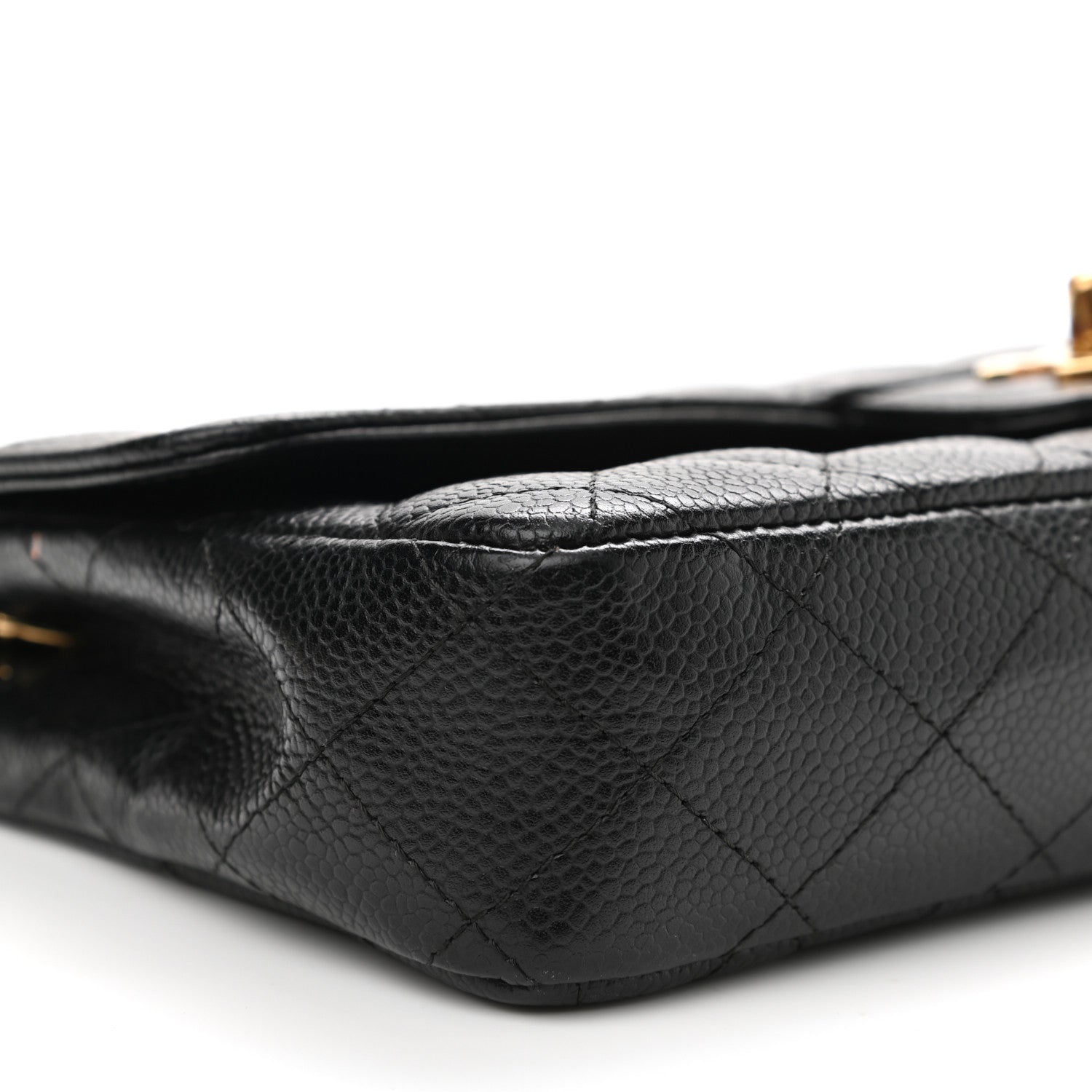Chanel Caviar Quilted East West Flap Black 9 of 15