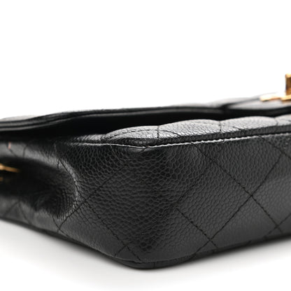Chanel Caviar Quilted East West Flap Black 9 of 15