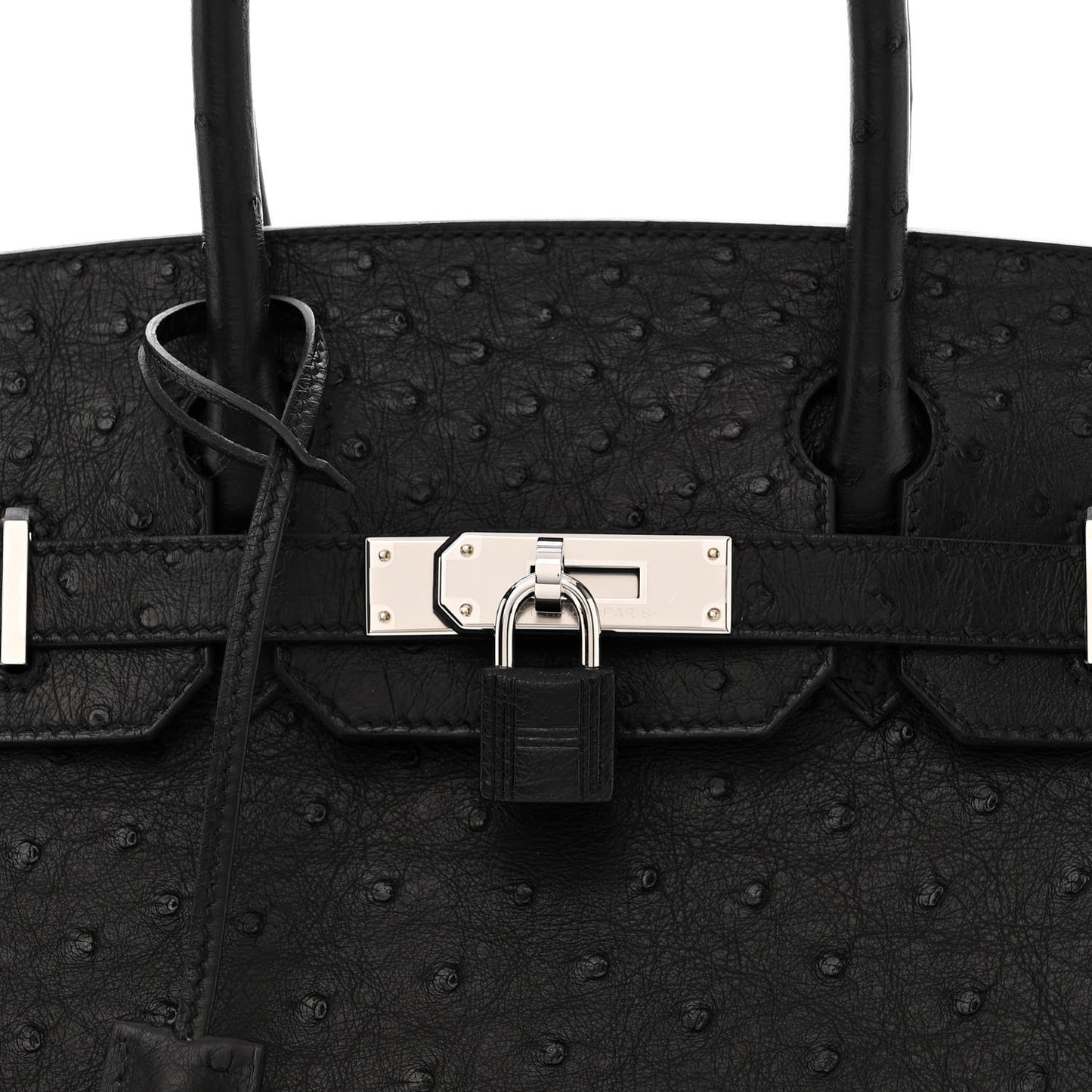 Ostrich Birkin 30 Black