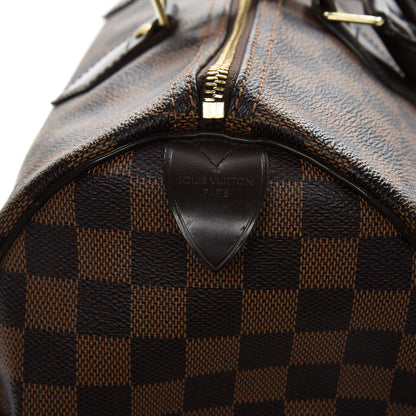 Louis Vuitton Damier Ebene Speedy 35 6 of 18