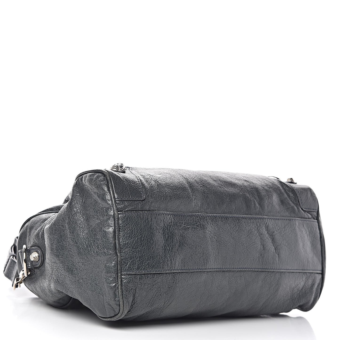 Agneau Giant 12 Silver Hardware Boston Anthracite