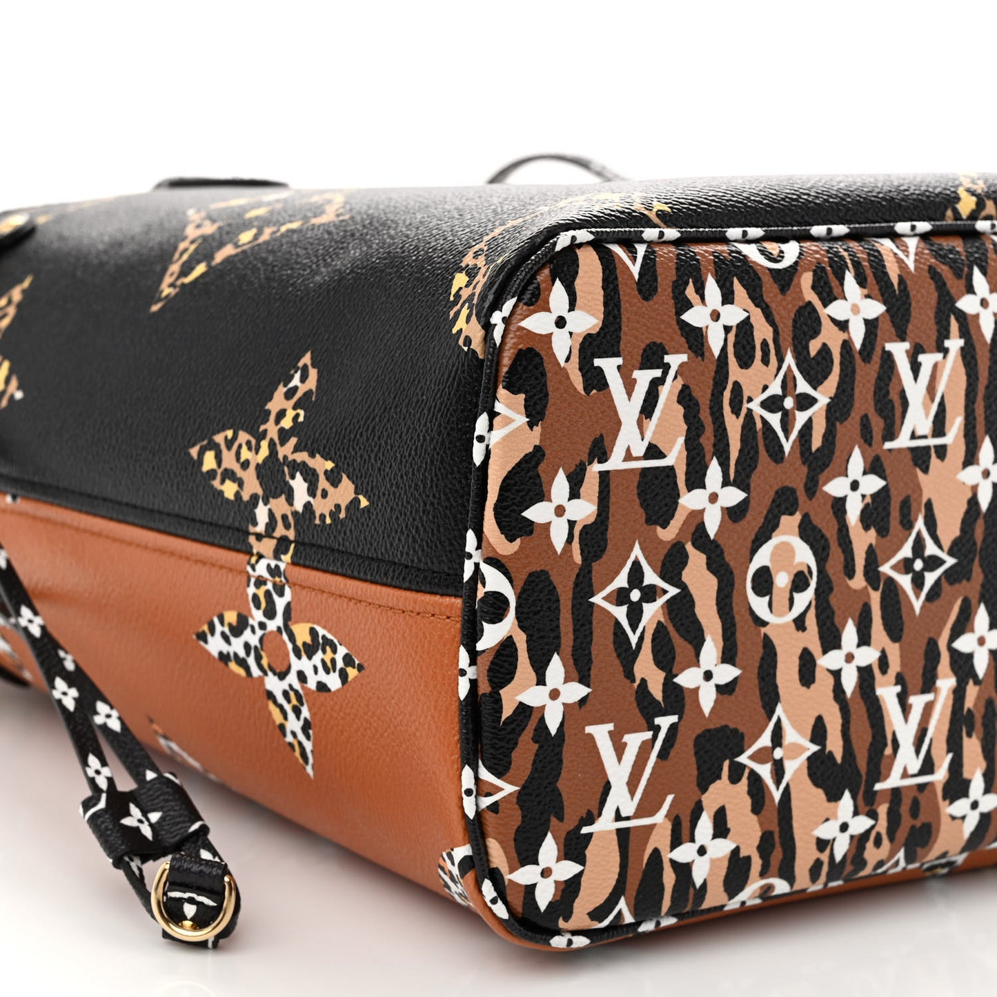 Monogram Giant Jungle Neverfull MM Black