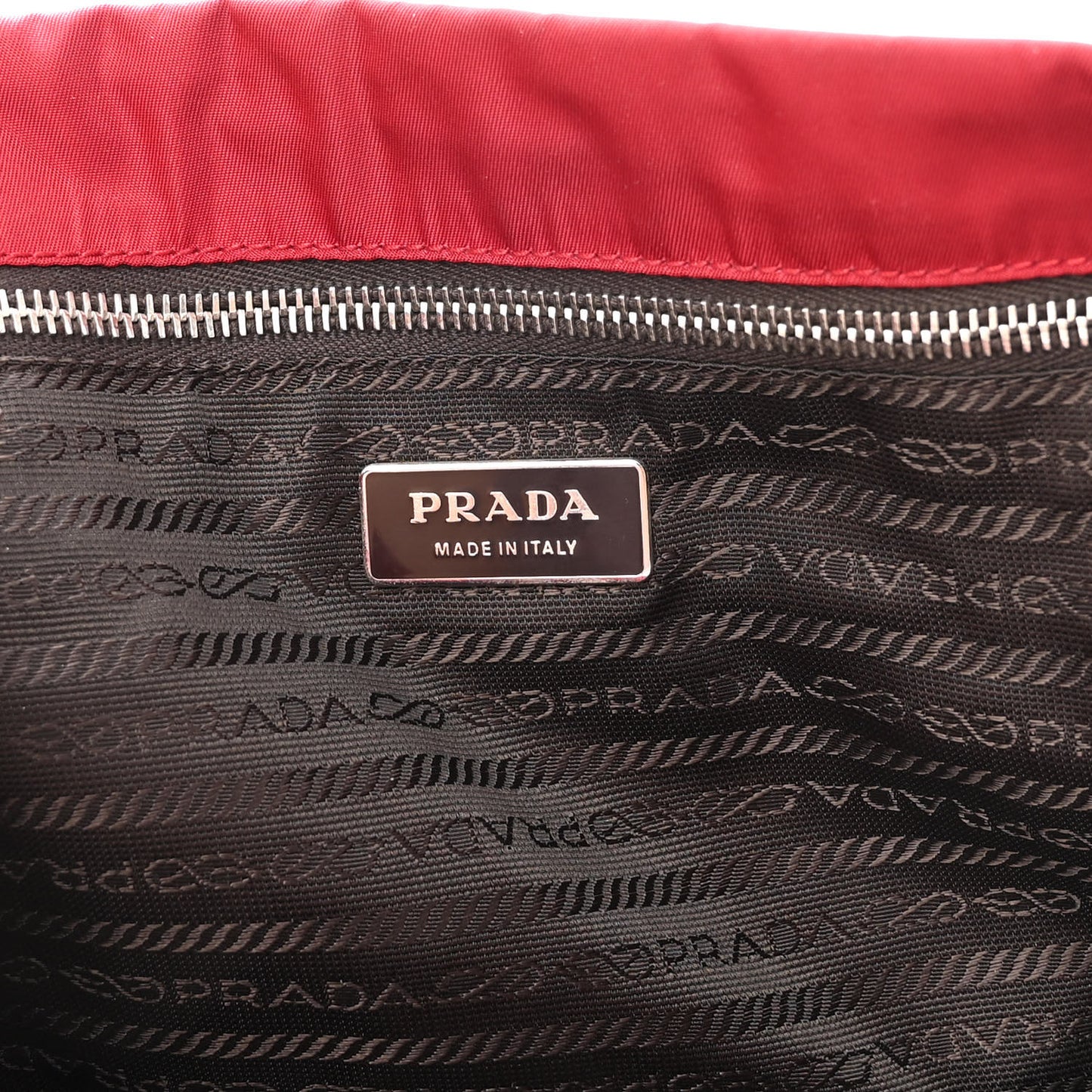 Tessuto Nylon Tote Red