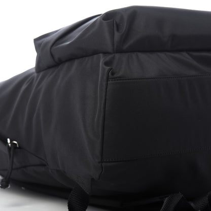 Balenciaga Recycled Sport Nylon Logo Embroidered Wheel Backpack Black Cyan 5 of 7